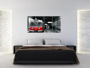 Historický vlak - obraz na stenu (Obraz 160x80cm)