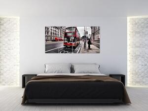 Double-decker v Londýne (Obraz 160x80cm)