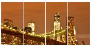 Brooklyn Bridge - obraz (Obraz 160x80cm)