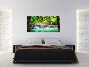 Vodopád - moderný obraz (Obraz 160x80cm)