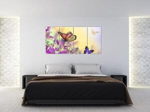 Motýle - obraz (Obraz 160x80cm)