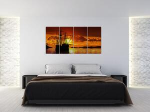 Lode na mori - obraz (Obraz 160x80cm)
