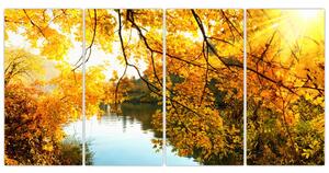 Jesenná krajina - obraz (Obraz 160x80cm)