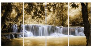 Vodopády - obraz (Obraz 160x80cm)