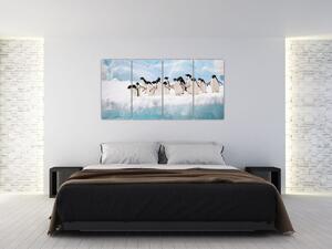 Tučniaci - obraz (Obraz 160x80cm)