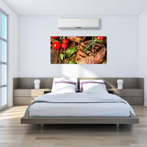 Mäso na gril - obraz (Obraz 160x80cm)