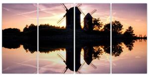 Fotka veterných mlynov - obraz (Obraz 160x80cm)