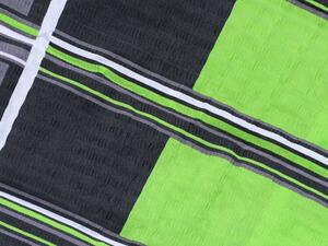 Krepové obliečky CUBE zelené Rozmer obliečky: 70 x 90 cm | 140 x 200 cm