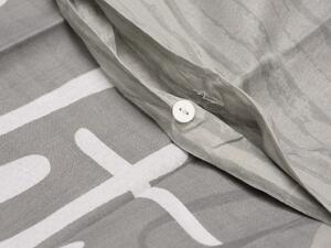 Bavlnené obliečky GREY DREAM sivé Rozmer obliečky: 70 x 90 cm | 140 x 200 cm