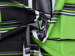 Bavlnené obliečky CUBE zelené Rozmer obliečky: 70 x 90 cm | 140 x 200 cm