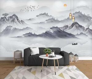 Tapety Kŕdeľ nad horami, Fototapety s lesom, u44010 : Uwalls.sk