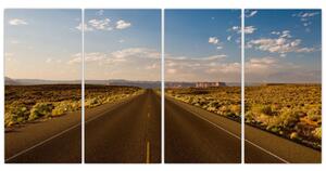 Panorama cesty - obraz (Obraz 160x80cm)