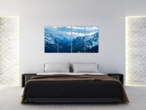 Panoráma hôr v zime - obraz (Obraz 160x80cm)