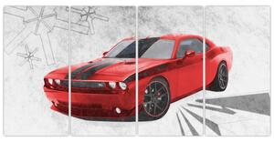 Dodge Challenger - obraz autá (Obraz 160x80cm)