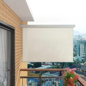 Bočná markíza na balkón, multifunkčná 180x200 cm, krémová