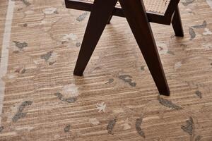 Diamond Carpets koberce Ručne viazaný kusový koberec Flora DESP P48 Brown Mix - 80x150 cm