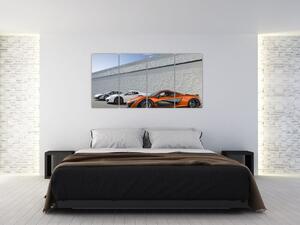 Závodné autá - obraz (Obraz 160x80cm)