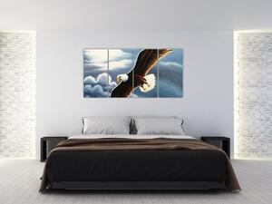 Obraz letiaceho orla (Obraz 160x80cm)