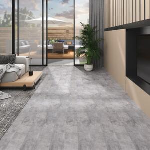 Nesamolepiace podlahové dosky, PVC 4,46 m² 3mm, cementovo hnedé