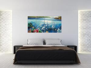 Obraz podmorského sveta (Obraz 160x80cm)