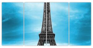 Abstraktný obraz Eiffelovej veže (Obraz 160x80cm)