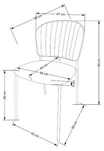 Jedálenská stolička SCK-499 béžová