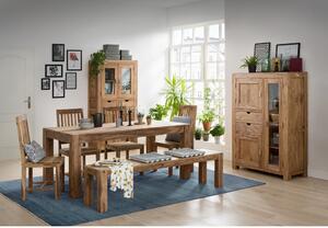 Massive home | Dřevěný rozkládací jídelní stůl 200/300x100 Monrovia z palisandru MH65260