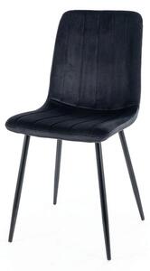 Jedálenská stolička OLON čierna