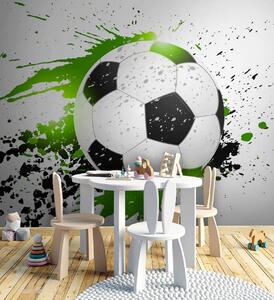 Tapety Futbal v zelených škvrnách, Detské fototapety, Fototapety pre chlapcov, u57431 : Uwalls.sk