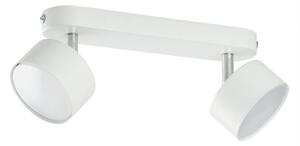 TK Lighting Clark stropné svietidlo 2x10 W biela-chrómová 3395