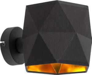 TK Lighting Siro nástenná lampa 1x15 W čierna 1040