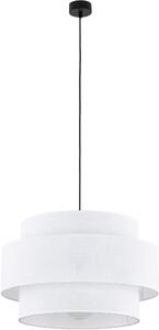 TK Lighting Calisto závesné svietidlo 1x15 W biela-čierna 5095