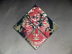 Ručne maľovaný POP Art obraz Tutan Chamon (POP ART obrazy)