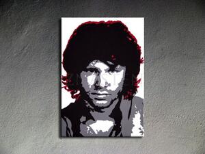 Ručne maľovaný POP Jim Morrison (POP ART obrazy)