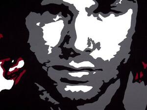 Ručne maľovaný POP Jim Morrison (POP ART obrazy)