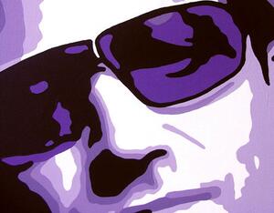 Ručne maľovaný POP Art obraz Bono-U2 (POP ART obrazy)
