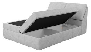 Kontinentálna posteľ LORENZO HR sivá 140x200 cm