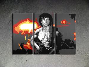 Ručne maľovaný POP Art obraz Rambo (POP ART obrazy)