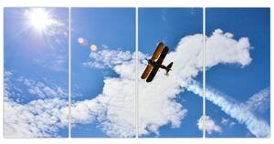 Obraz letiaceho lietadla (Obraz 160x80cm)