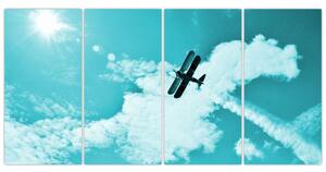 Letiace lietadlo - obraz (Obraz 160x80cm)