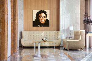 Ručne maľovaný POP Art obraz Michael Jackson (POP ART obrazy)