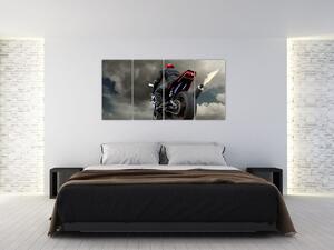Obraz motorkárov (Obraz 160x80cm)