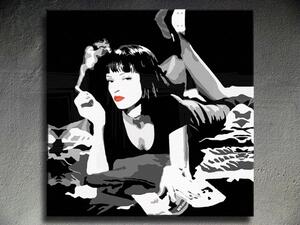 Ručne maľovaný POP Art obraz Pulp Fiction (POP ART obrazy)