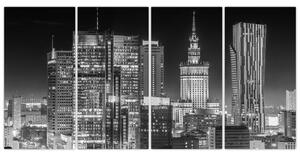 Nočné New York, obrazy (Obraz 160x80cm)