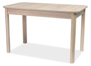 Rozkladací jedálenský stôl 120-160 cm Daniel (dub sonoma + dub sonoma) (pre 4 až 6 osôb). Vlastná spoľahlivá doprava až k Vám domov. 1050101