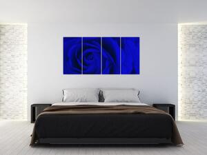 Detail modré ruže - obraz (Obraz 160x80cm)