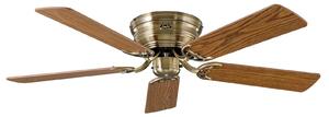 Ventilátor Classic Flat III mosadz antik Ø 132 cm