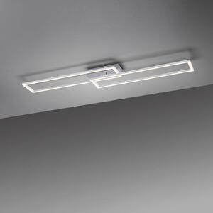 LED stropné svietidlo Iven, oceľ, tlmené, 101,6x19,8cm