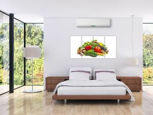 Zmes zeleniny, obraz (Obraz 160x80cm)