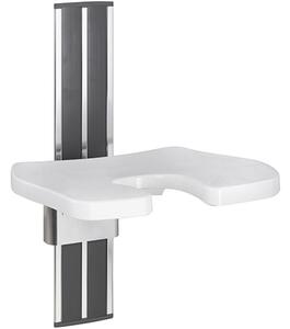 Bemeta Design HELP: Sprchové sedadlo, sklopné, hliník, biely plast - 355125147